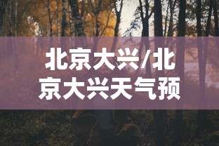 北京大兴/北京大兴天气预报 北京大兴/北京大兴天气预报
