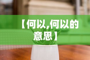 【何以,何以的意思】
