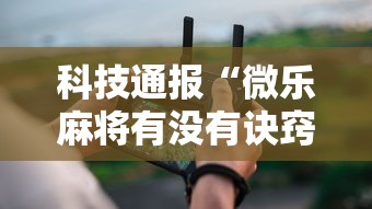 科技通报“微乐麻将有没有诀窍”辅助工具插件,揭秘技巧开挂