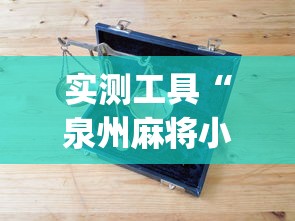 实测工具“泉州麻将小程序有挂吗”(外卦神器下载)