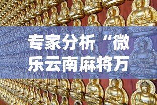专家分析“微乐云南麻将万能开挂器”详细开挂教程