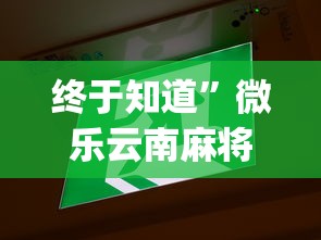 终于知道”微乐云南麻将万能开挂器(详细真的有挂)-知乎