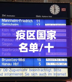 疫区国家名单/十大疫情国家