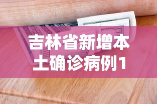 吉林省新增本土确诊病例1例/吉林省新增本地确诊病例1例 新闻