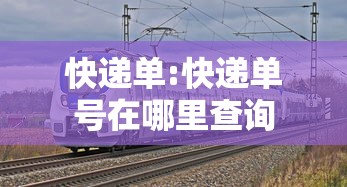 快递单:快递单号在哪里查询 快递单:快递单号在哪里查询