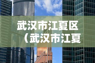 武汉市江夏区（武汉市江夏区人口）